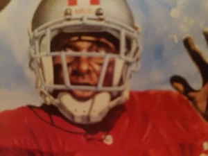 JERRY RICE "THE ONE" 1993 PORTRAIT + DUNN RUSS TRADING CARD DYNAMIC & LIFE-LIKE - Picture 1 of 12