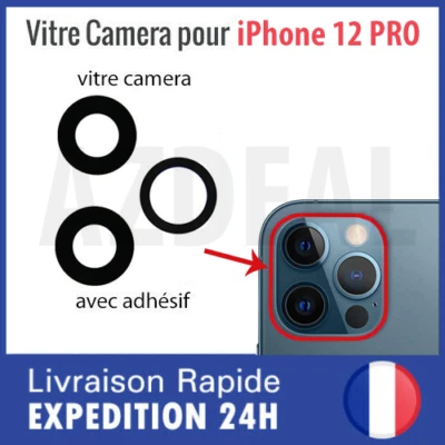iPhone 12 Pro vitre lentille camera arrière appareil photo lens verre glass back