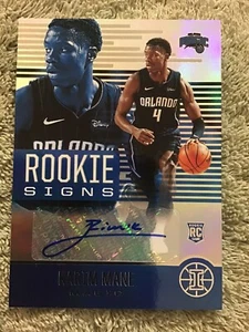 2020-21 Panini Illusions Karim Mane novato letreros de radiocontrol autógrafo Orlando Magic - Imagen 1 de 4
