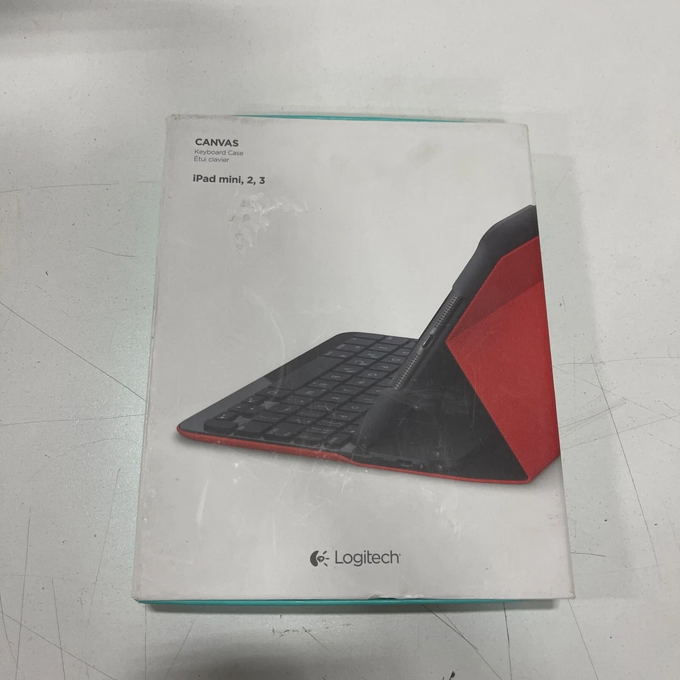 Logitech Canvas Keyboard Case for iPad mini 2, and 3 Black  - Image 1 of 2