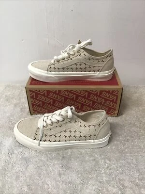 Size 6 Women's Vans Old Skool Tape Eco Theory Checkerboard Casual Sneakers - Image 1 of 4