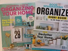 Organize Your Home And Every Room Good Housekeeping Magazine Lot Of 2