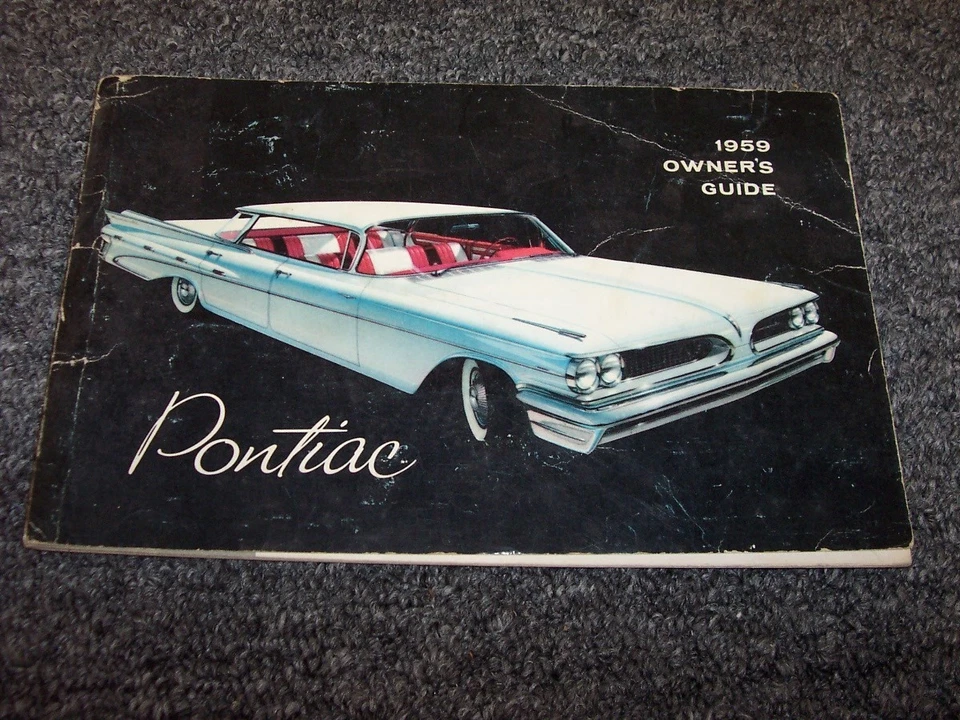 1959 Pontiac Bonneville Catalina Star Chief Manual do Proprietário Original xz - Imagem 1 de 1