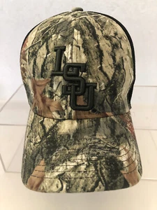 LSU Hat Camo Mesh Trucker Tiger Embroidered Zephyr The Hat One Size - Picture 1 of 7