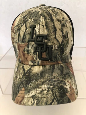 LSU Hat Camo Mesh Trucker Tiger Embroidered Zephyr The Hat One Size - Image 1 of 4