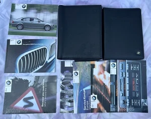 BMW 3 SERIES E46 SALOON HANDBOOK OWNERS MANUAL WALLET 2001-2005 PACK K-269 - Picture 1 of 8