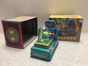 Robot Car X9 Space 1997 Rare Masudaya Tested - Complete in Box - Picture 1 of 6