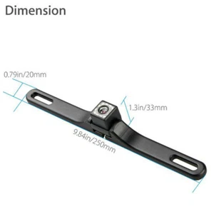 Waterproof 170° HD Car RearView Reverse Backup Camera License Plate Night Vi _pw - Picture 1 of 9