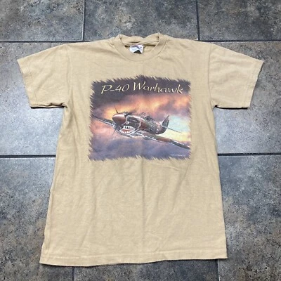 Camiseta de manga corta Warhawk P-40 de colección para niño/niño de los 90’s talla grande Foto 1 de 3