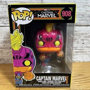 Funko Pop! Marvel: Captain Marvel #908 Black Light (Target Exclusive) - Picture 1 of 8