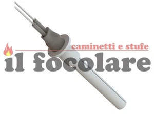 CANDELETTA RESISTENZA ACCENSIONE STUFA PELLET IN CERAMICA 300W 107MM 96MM 11,55 - Foto 1 di 1