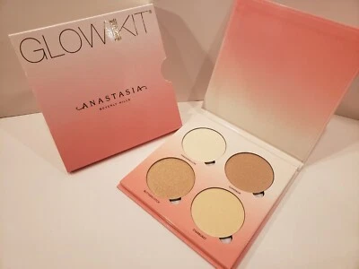 Kit resaltadores en polvo metálico azúcar Anastasia Glow 4 tonos 1,04 OZ Foto 1 de 2