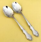 Oneida Heirloom DOVER 18/8 Stainless Flatware 6 5/8" SOUP SPOONS Set of 2