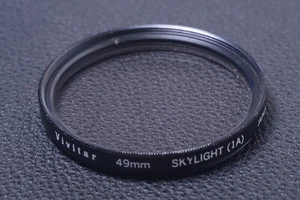 ✅ VIVITAR SKYLIGHT 1A 49MM FILTER GENUINE LENS OR CAMERA SCREW IN 12-3 - Picture 1 of 2