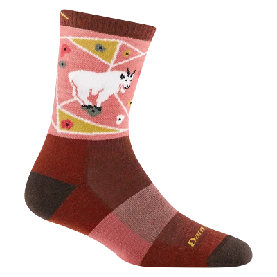 DARN TOUGH 5001 CANYON Women's Critter Club Micro Crew Lightweight Hiking Sock - Image 1 of 4