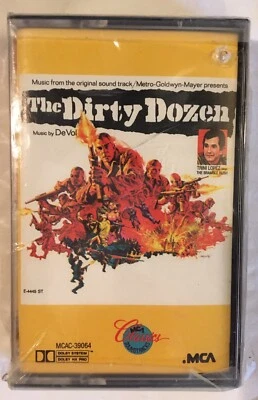 New Dirty Dozen Soundtrack Cassette New Sealed MCA Records - Image 1 of 3