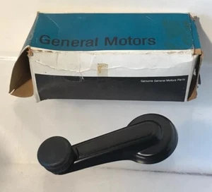 NOS 1984-1988 Buick Metal Black Window Crank Handle & Clip GM #20440274 - Picture 1 of 10