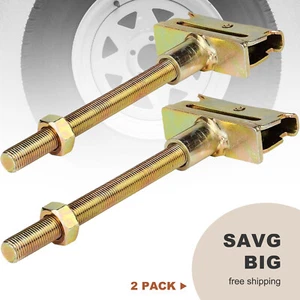 2 Pack E-Track Spare Tire  Trailer Mount with 5” Bolt Hanger Spare Wheel Carrier - Bild 1 von 11