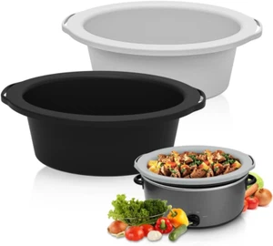 Chefaid Slow Cooker Liners, 100% Silicone Reusable Crock Pot Insert Accessories  - Picture 1 of 12
