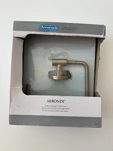 Amerock Arrondi 6-7/16 in. (164 mm) L Towel Ring in Champagne Bronze - Picture 1 of 3