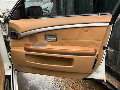 BMW E65 750I 2006 2007 2008 pasajero derecho interior puerta panel bronceado  Foto 1 de 2