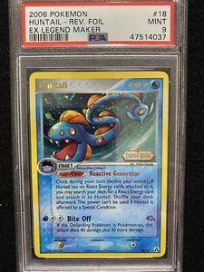 2006 Pokemon EX Legend Maker Huntail Reverse Foil 18/92 PSA 9 neuwertig - Bild 1 von 1