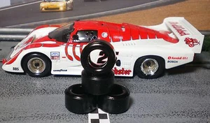 "XPG" URETHANE SLOT CAR TIRE 2pr PGT-21126XD fit MONOGRAM March 83G - Picture 1 of 1