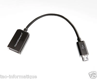 Cable usb femelle vers micro usb OTG pour Samsung Galaxy S3 S4 S5 S6 S7 S7edge - Photo 1/2