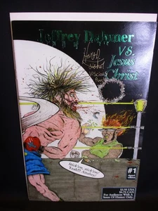 Jeffrey Dahmer Vs Jesus Christ 1 SIGNED 1993 Comic Book Hart D Fisher AUTOGRAPH - Picture 1 of 5