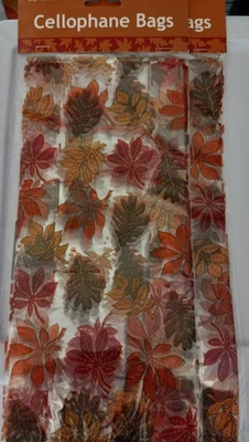 Bolsas de celofán hojas de otoño (2dz.) - Nuevo - Sin usar Foto 1 de 2