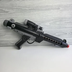 Star Wars Stormtrooper E11 Blaster Negro 1996 Lucasfilms Sonidos Juegos con disfraces De colección - Imagen 1 de 12