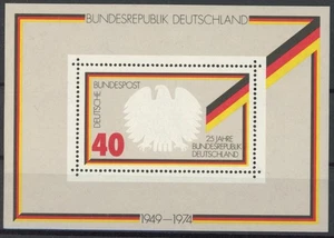 Germany 1974 : Eagle - Good Very Fine MNH Sheet - Picture 1 of 1