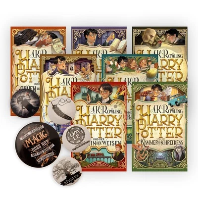 J.K. Rowling / Harry Potter alle 7 Bände in der Jubiläumsausgabe (Hardcover) ... - Image 1 of 4