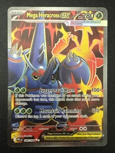 Mega Heracross Ex ENGLISH 108/094 Full Art Phantasmal Flames  - Picture 1 of 2