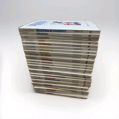 The Value Tales Set Lot of 29 Hard Cover Books S. Johnson A. Donegon Homeschool - Image 1 of 4