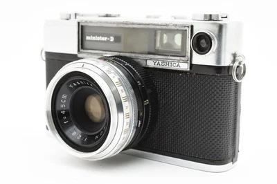 Yashica Minister-D 35mm Film Camera + Yashinon 4.5cm f2.8 【Exc+3】 Fast Shipping - Image 1 of 4