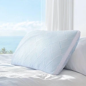 Shredded Memory Foam Cooling Soft Bamboo Viscose Pillow King Size, Adjustable... - Picture 1 of 7