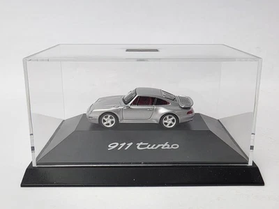 HERPA PORSCHE 911 TURBO PLATEADO COMO NUEVO ¡¡MUY BONITO!!! Foto 1 de 4