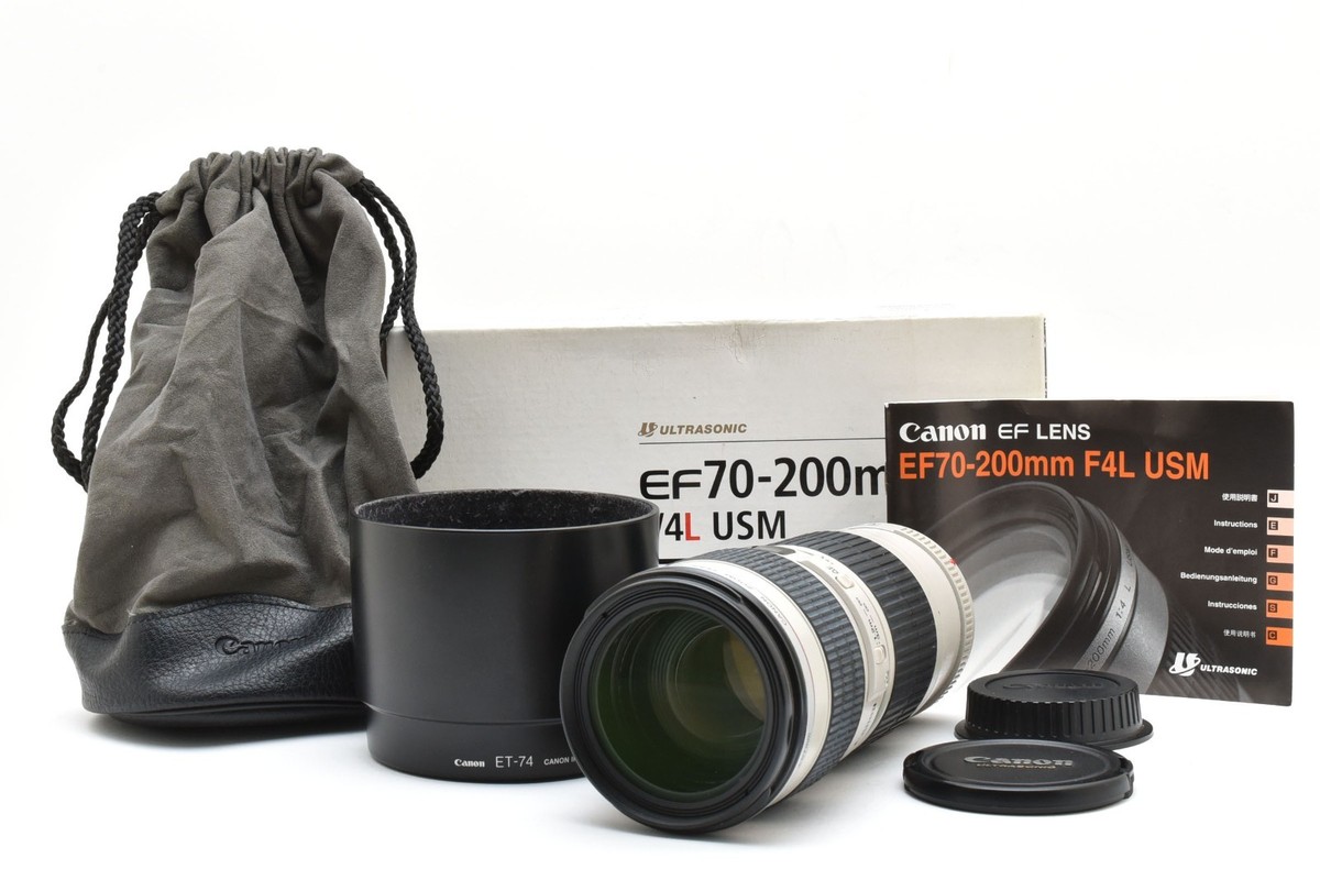【ジャンク品】Canon EF70-200mm f/4L USM Canon EF 70–200mm f/4L IS II USM Camera Lens (2309C002) for