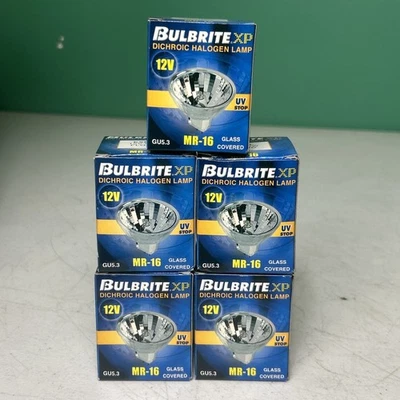 5x BULBRITE XP LAMP 12V 50W GU5.3 MR-16 - Image 1 of 2