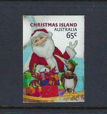 Christmas Island 2023 Christmas 65c s/a P&S Stamp MNH MUH - Image 1 of 2