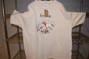 T-Shirt Pferdebesitzer Pflege Humor Vintage lustig Deadstock Bauer Herren XXL 2X - Bild 1 von 6