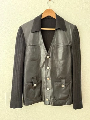 Vintage Golden Bear Leather And Wool Jacket - Image 1 of 4