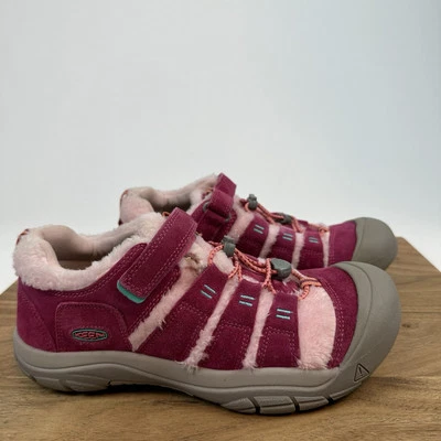 Nuevo Zapatos Zapatilla Grande Niños Keen Newport Rosa Gamuza Fruta Paloma/Ballet Talla 7 Y Foto 1 de 4