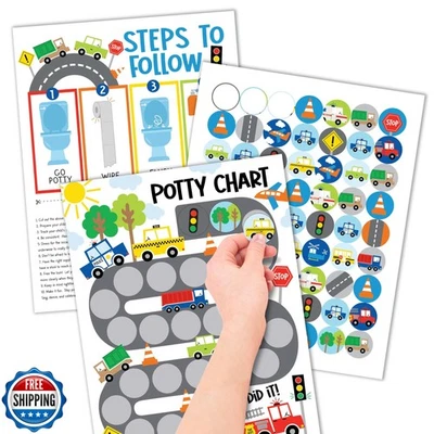 Таблица приучения к горшку Hadley Designs для мальчиков с наклейками с забавными наградами — палочка - Изображение 1 из 4