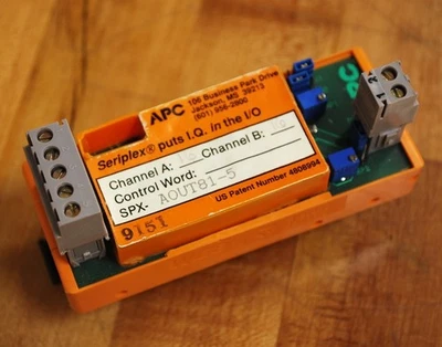 APC Seriplex SPX-AOUT81-5 I/O Module, SPXAOUT815 - USED - Image 1 of 3