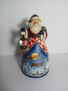 Statuina Babbo Natale Jim Shore Heartwood Creek "E a tutti una buona notte" - Foto 1 di 16
