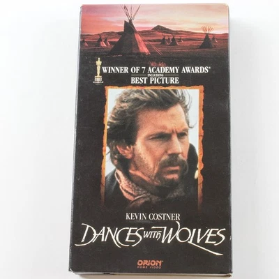Dances With Wolves VHS Kevin Costner PG13 Good Condition Orion Home Video - Image 1 of 4