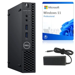 MINIATUROWY KOMPUTER DELL 3060 i5-8500 16 GB NOWY SSD 480 GB WIFI W11P KLASA A - Zdjęcie 1 z 12