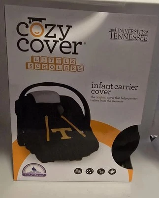 University Of Tennessee Volunteers UT Infant Car Seat Carrier Cozy Cover Black  - Image 1 of 4